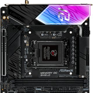 ASRock A620I Lightning WiFi 6E AMD Ryzen Socket AM5 A620 DDR5 7200 MHz