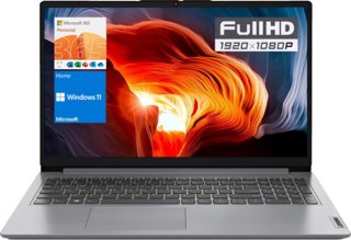 Lenovo IdeaPad 1 Home & Student Laptop (15.6" HD Anti-Glare, 20GB RAM, 1TB SSD, 1 Year Office 365, Intel Dual Core Processor) Numeric Keypad, Webcam, Wi-Fi 6, HDMI, Win 11 Home In