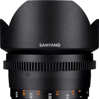 Samyang 10mm T3.1 VDSLR Objektiv Für Pentax – Manuelles Weitwinkel Für APS-C